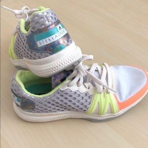 Adidas Stella Sport oil slick tennis shoes